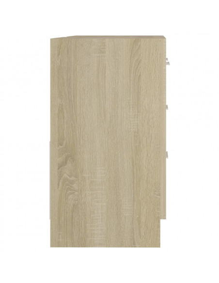 Mobile Sottolavabo Rovere Sonoma 63x30x54 cm Legno Multistrato