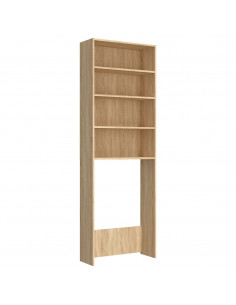 Mobile per Lavatrice Rovere Sonoma 64x24x190 cm