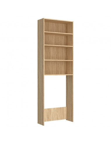 Mobile per Lavatrice Rovere Sonoma 64x24x190 cm