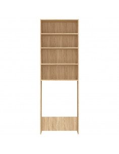 Mobile per Lavatrice Rovere Sonoma 64x24x190 cm 2