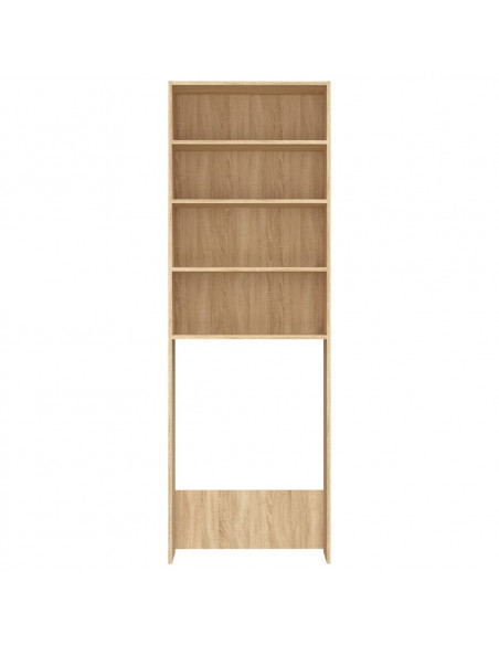 Mobile per Lavatrice Rovere Sonoma 64x24x190 cm