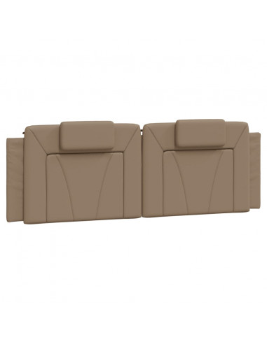 Letto con Materasso Cappuccino 160x200cm Similpelle