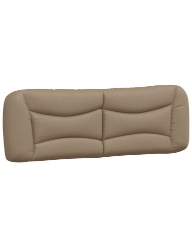 Letto con Materasso Cappuccino 160x200cm Similpelle