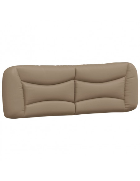 Letto con Materasso Cappuccino 160x200cm Similpelle