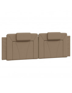 Giroletto con Testiera Cappuccino 160x200 cm in Similpelle 2