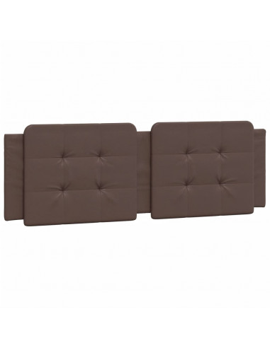 Giroletto con Luci LED Marrone 160x200 cm in Similpelle