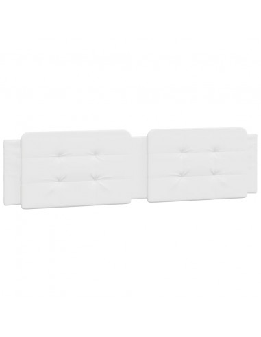 Letto con Materasso Bianco 160x200 cm in Similpelle