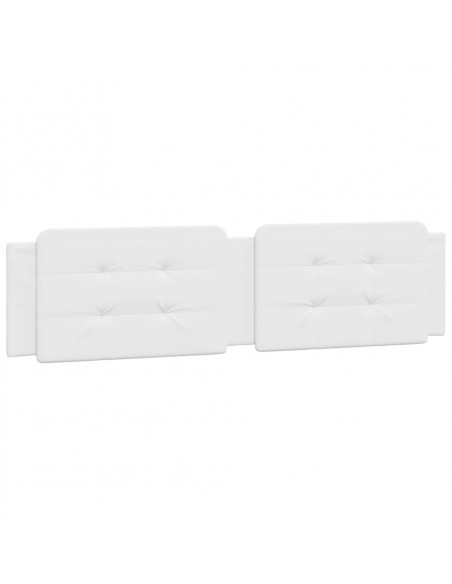 Letto con Materasso Bianco 160x200 cm in Similpelle