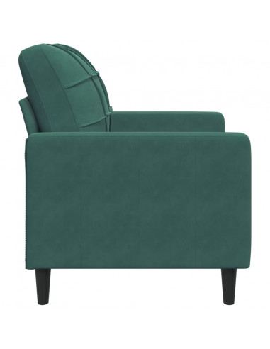 Poltrona Verde Scuro 60 cm Velluto
