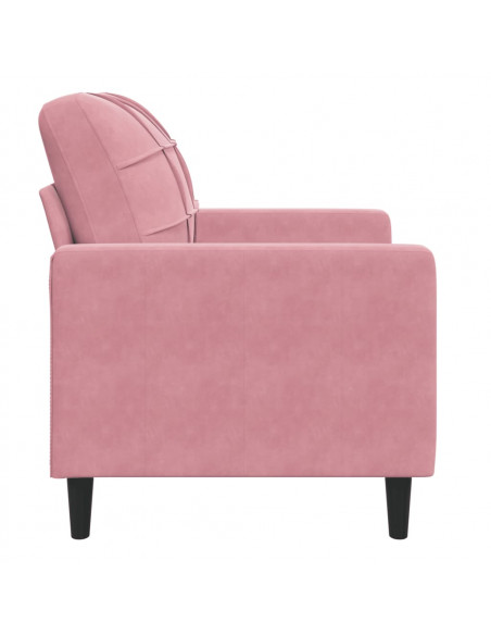 Poltrona Rosa 60 cm Velluto