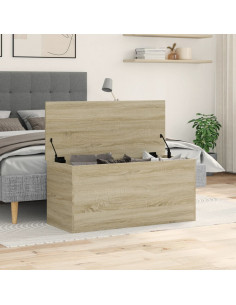 Contenitore Rovere Sonoma 100x42x46 cm Legno Multistrato 2