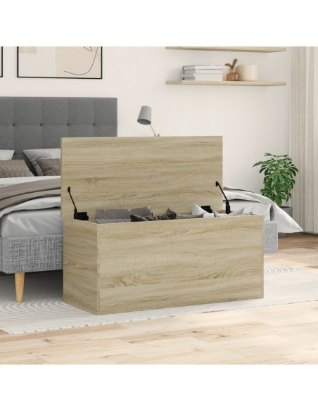 Contenitore Rovere Sonoma 100x42x46 cm Legno Multistrato