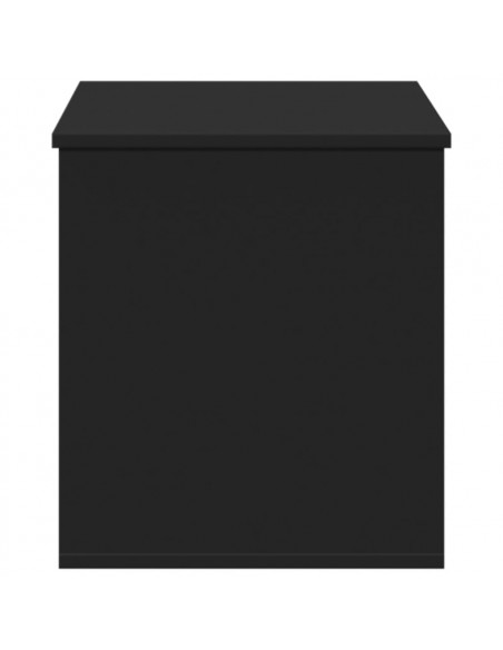 Contenitore Portaoggetti Nero 100x42x46 cm Legno Multistrato