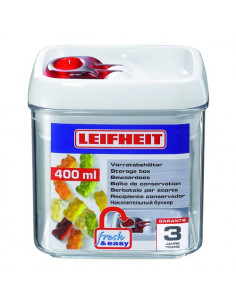 Contenitore alimenti Leifheit 31207 FRESH & EASY Ermetico Bianco e Tra