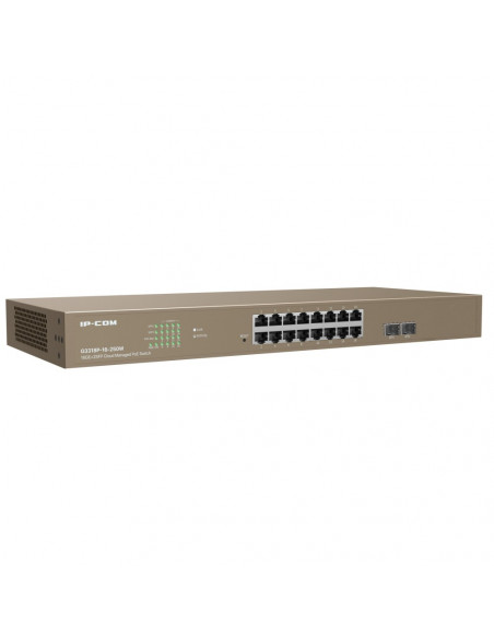 IP-COM SWITCH 16GE+2SFP CLOUD MANAGED POE
