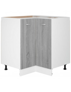 Armadietto Cucina Grigio Sonoma 75,5x75,5x80,5 cm in Legno