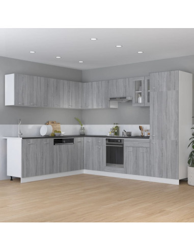 Armadietto Cucina Grigio Sonoma 75,5x75,5x80,5 cm in Legno