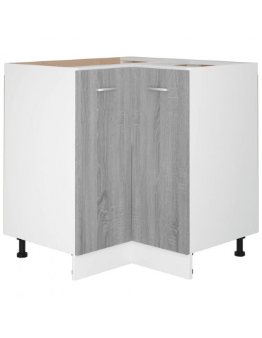 Armadietto Cucina Grigio Sonoma 75,5x75,5x80,5 cm in Legno