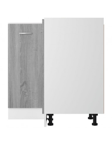 Armadietto Cucina Grigio Sonoma 75,5x75,5x80,5 cm in Legno