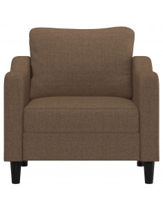 Poltrona Marrone 60 cm in Tessuto 2