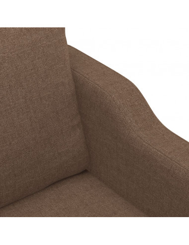 Poltrona Marrone 60 cm in Tessuto