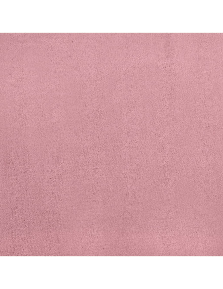 Divano a 3 Posti con Cuscini Rosa 210 cm in Velluto