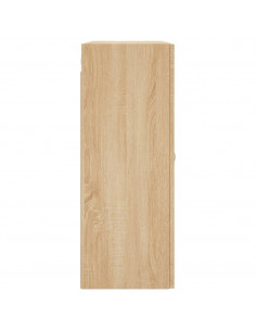 Armadietti a Parete 2 pz Rovere Sonoma in Legno Multistrato