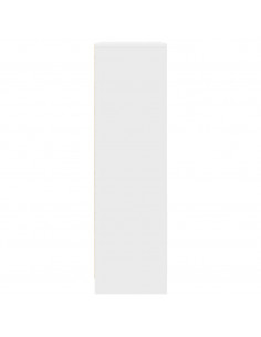 Armadio con Cassetto Bianco 55,5x34x119,5 cm Legno Multistrato