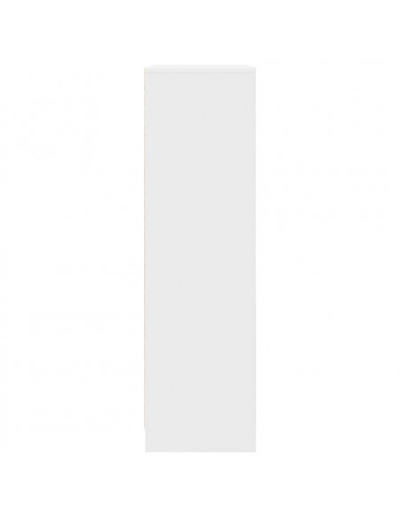 Armadio con Cassetto Bianco 55,5x34x119,5 cm Legno Multistrato