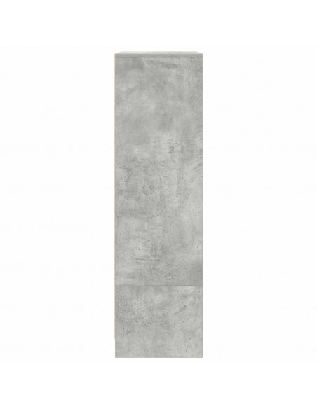 Armadio con Cassetto Grigio Cemento 55,5x34x119,5 cm Truciolato