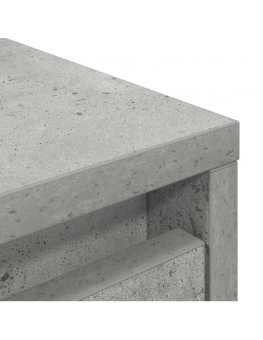 Armadio con Cassetto Grigio Cemento 55,5x34x119,5 cm Truciolato