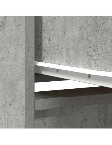 Armadio con Cassetto Grigio Cemento 55,5x34x119,5 cm Truciolato