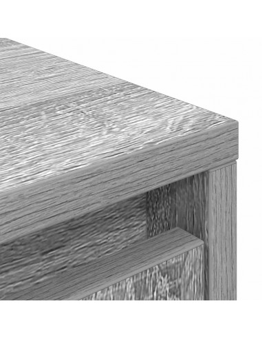 Armadio con Cassetto Grigio Sonoma 55,5x34x119,5 cm Truciolato