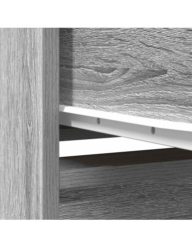 Armadio con Cassetto Grigio Sonoma 55,5x34x119,5 cm Truciolato