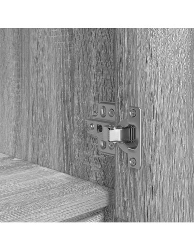 Armadio con Cassetto Grigio Sonoma 55,5x34x119,5 cm Truciolato