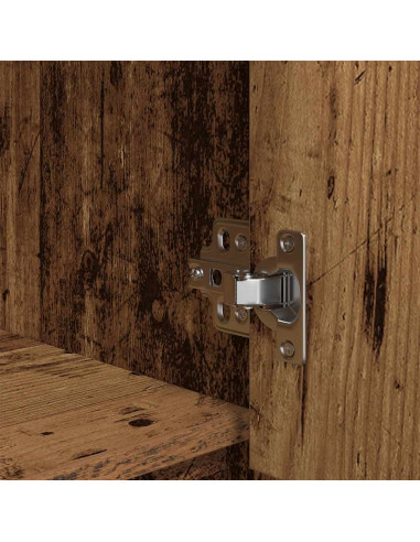 Armadio con Cassetto Legno Antico 55,5x34x119,5 cm Truciolato