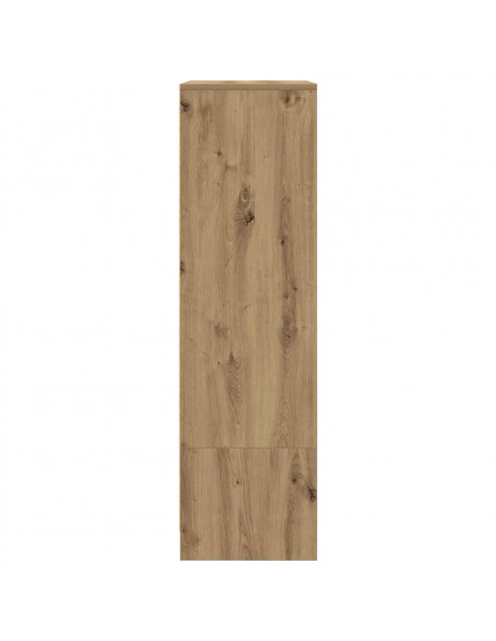 Armadio con Cassetto Rovere Artigianale 55,5x34x119,5 cm