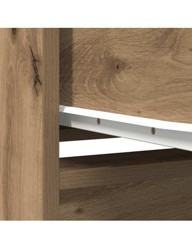 Armadio con Cassetto Rovere Artigianale 55,5x34x119,5 cm