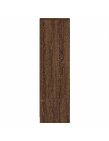 Armadio con Cassetto Rovere Marrone 55,5x34x119,5 cm Truciolato