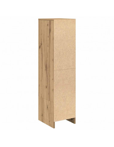 Credenza Alta Rovere Artigianale 29,5x34x119,5 cm in Truciolato