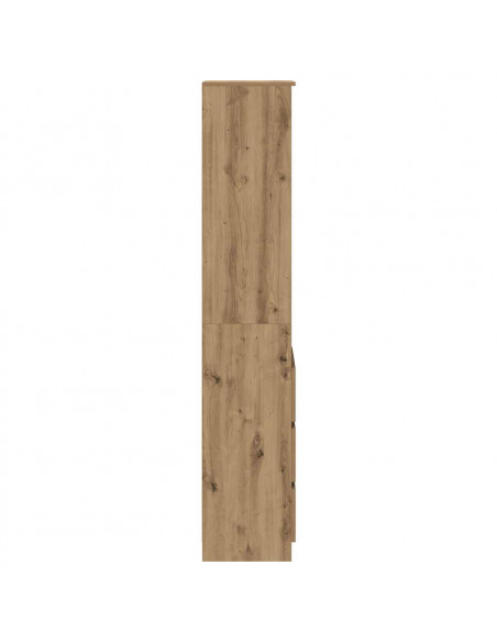 Credenza Alta Rovere Artigianale 37,5x35x180 cm in Truciolato