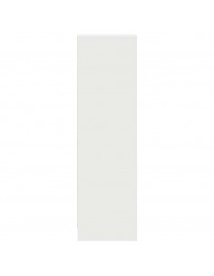 Credenza Bianca 29,5x34x119,5 cm in Legno Multistrato