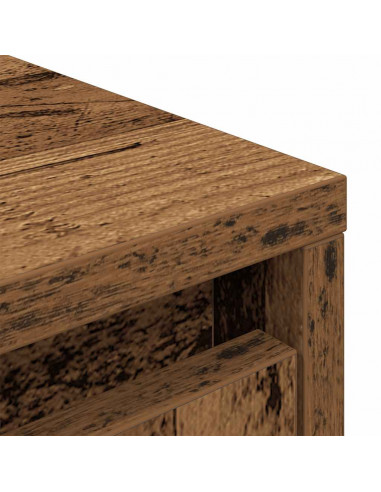 Credenza Legno Antico 29,5x34x119,5 cm in Truciolato