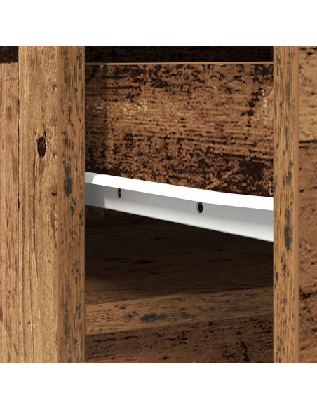 Credenza Legno Antico 37,5x35x180 cm in Truciolato