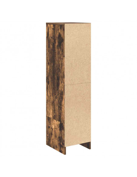 Credenza Rovere Fumo 29,5x34x119,5 cm in Legno Multistrato