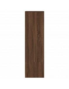 Credenza Rovere Marrone 29,5x34x119,5 cm in Legno Multistrato