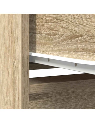 Credenza Rovere Sonoma 29,5x34x119,5 cm in Legno Multistrato