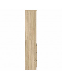 Credenza Rovere Sonoma 37,5x35x180 cm in Legno Multistrato