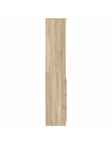 Credenza Rovere Sonoma 37,5x35x180 cm in Legno Multistrato