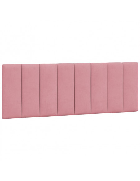 Giroletto con Luci LED Rosa 140x200 cm in Velluto